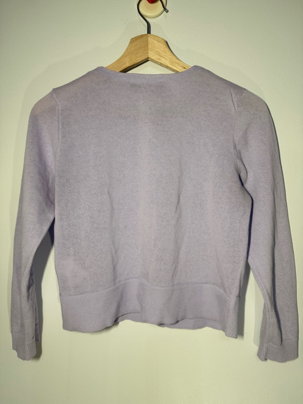 Zara Lavender Button-Up Cardigan Sweater size S - Picture 5 of 8